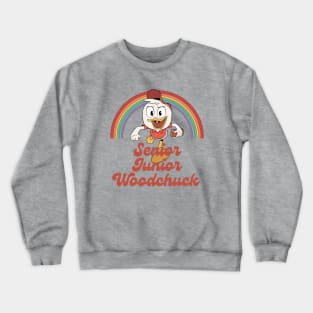 Huey Duck, Senior Junior Woodchuck Crewneck Sweatshirt